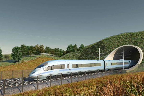 High-speed rail project begins in United Kingdom