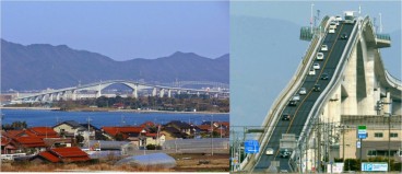 Eshima Ohashi bridge in Japan designed for the brave!