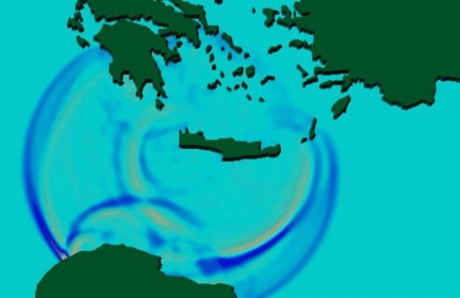 Simulation: Tsunami In Crete Overwhelms The Mediterranean