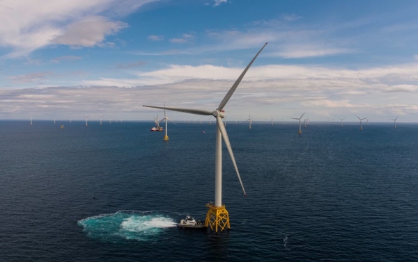 The Beatrice offshore wind park in Scotland