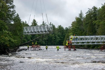 Lower Tahquamenon Falls: A new bridge is scheduled to open in October