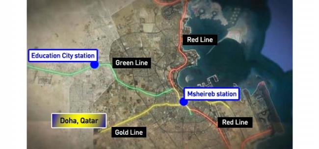 Geotechnical works in progress for Doha metro