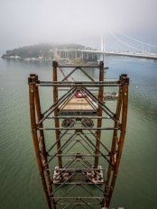 Demolition of Old Bay Bridge