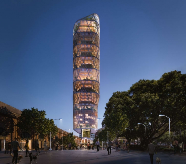 The tallest hybrid timber tower in the world to be constructed in Sydney