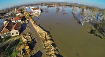 Ormenio, Greece saved by flooding thanks to last-minute levee