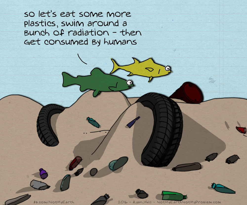 sketches marine pollution 1