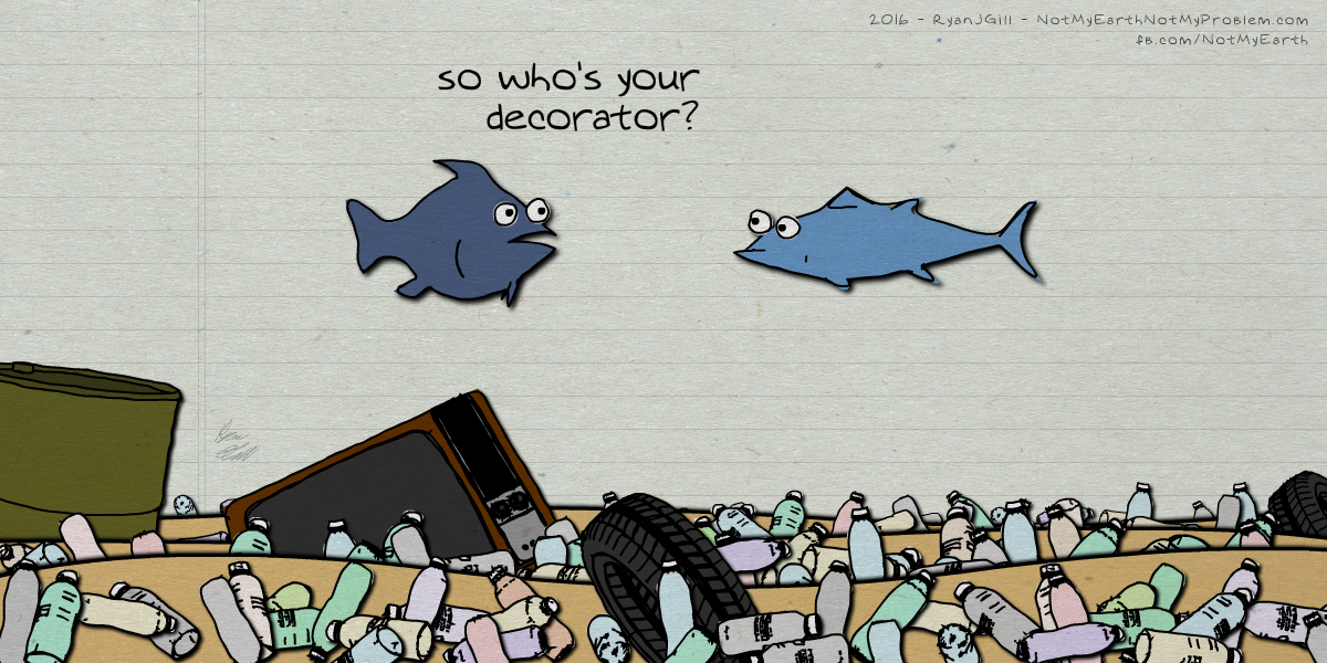 sketches marine pollution 2