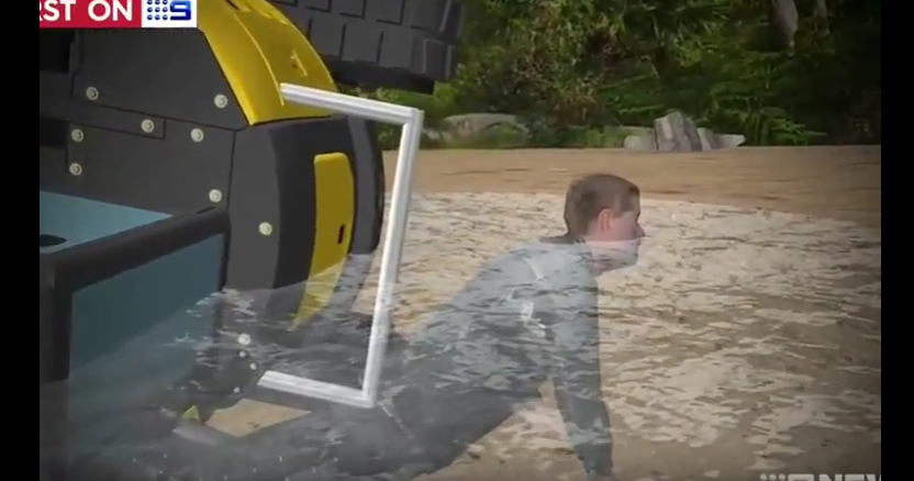 Australian man trapped excavator 2