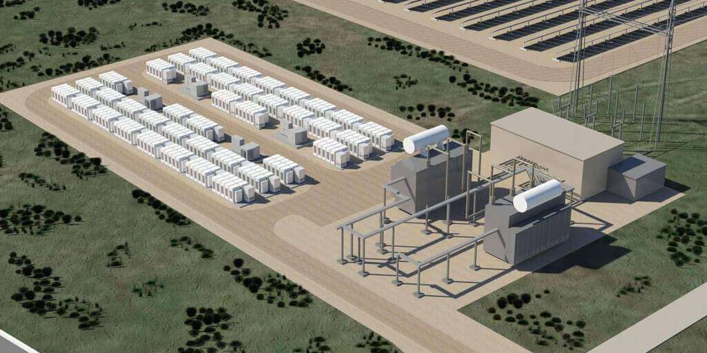 largest power storage faility Tesla 2